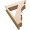 Ekena Millwork 7 1/2-in W x 28-in D x 36-in H Balboa Trad Rough Cedar Woodgrain TimberThane Outlooker, Primed Tan OUTUR075X28X36BOA04RCPR - alternate 2
